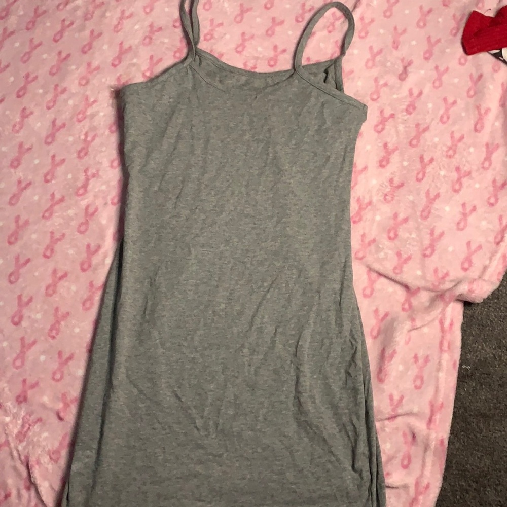 Grey tight dress
